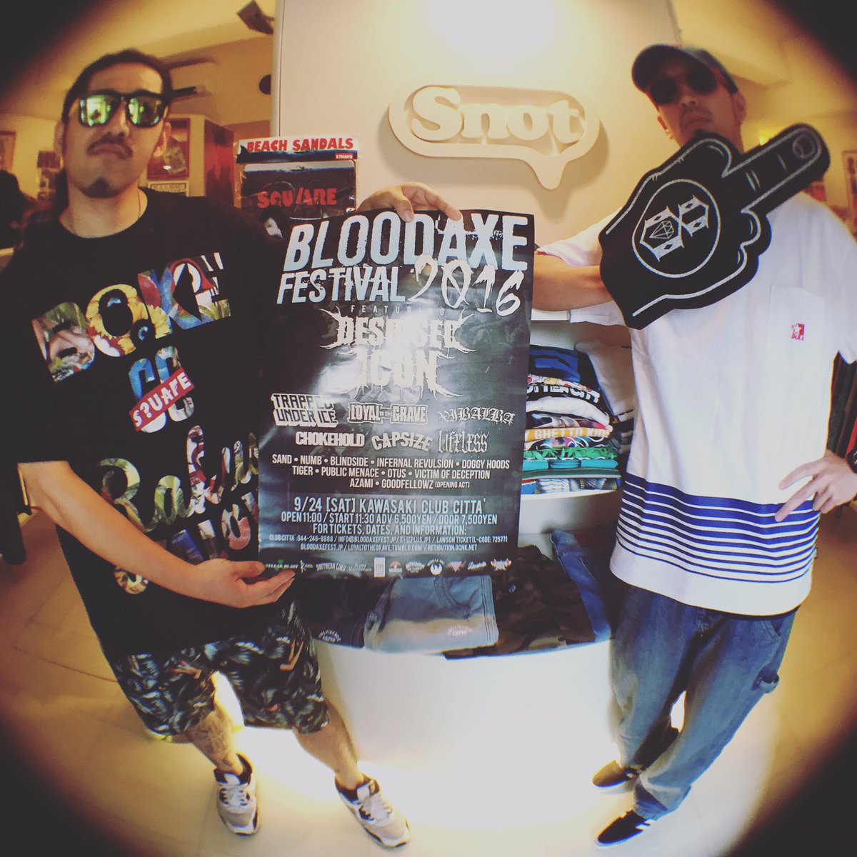 UTCHY_SNOT_MAG's tweet photo. 久しぶりの #モデルのトモ with #ISSEI_ISOLA 🙌🏼
今年の #BLOODAXEFES #PUBLICMENACE 初出演という事で気合いマンチン!要チェックで!💥
https://t.co/qTXA0gG0mi https://t.co/S6trSoXL91