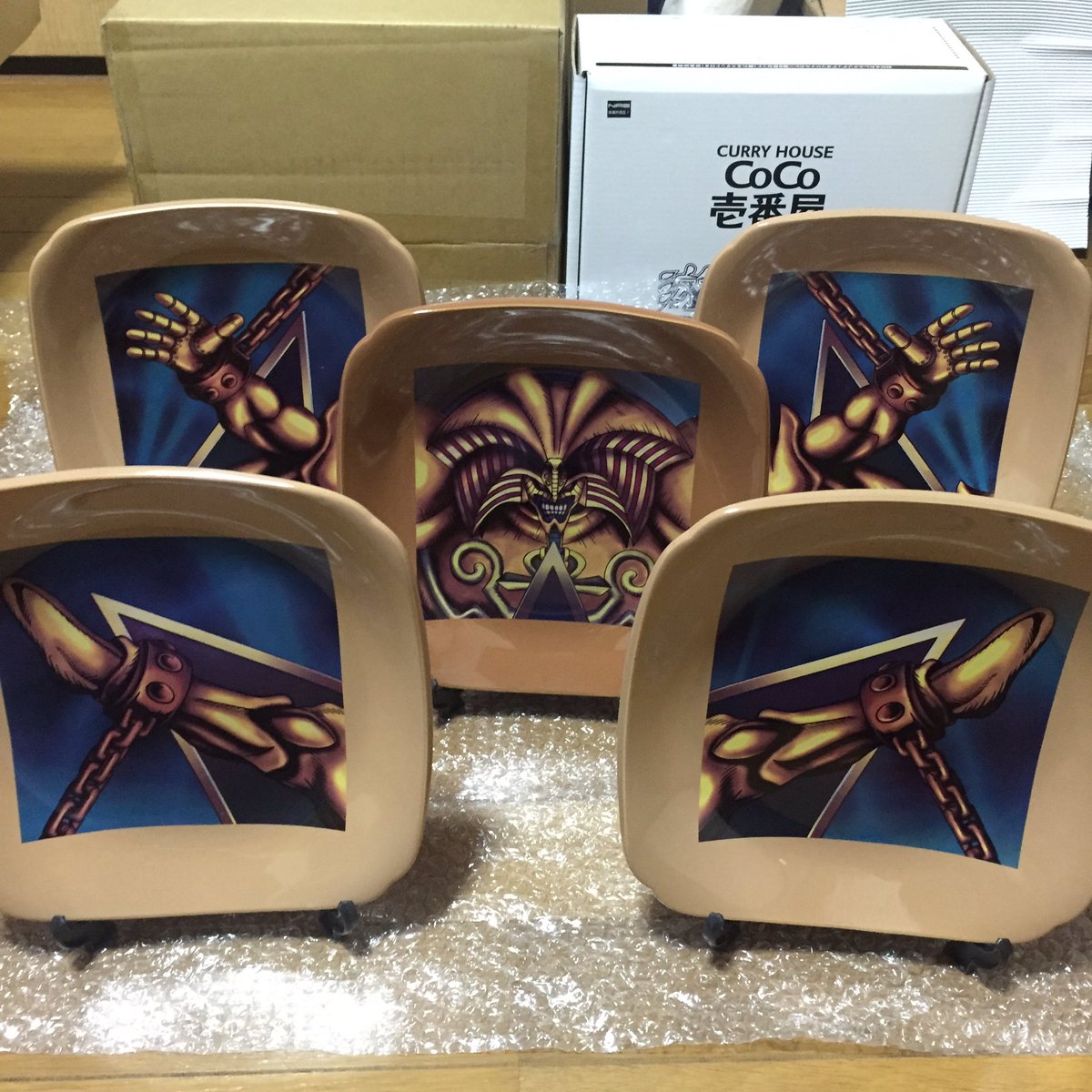 遊戯王 カレー皿 CoCo壱番屋 エクゾディア300名限定品