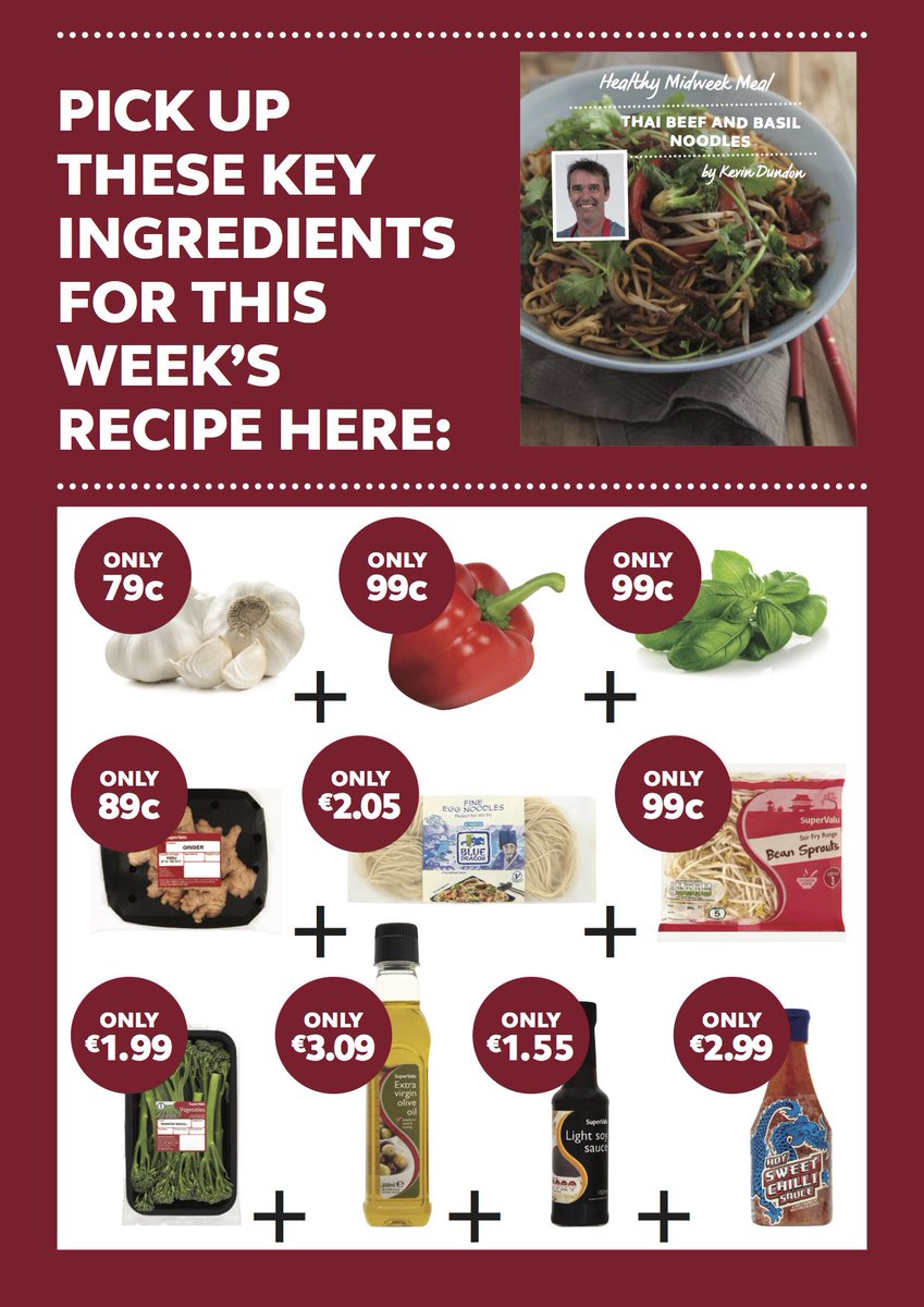 Pick up all your ingredients for this week's recipe by Kevin Dundon in store now!