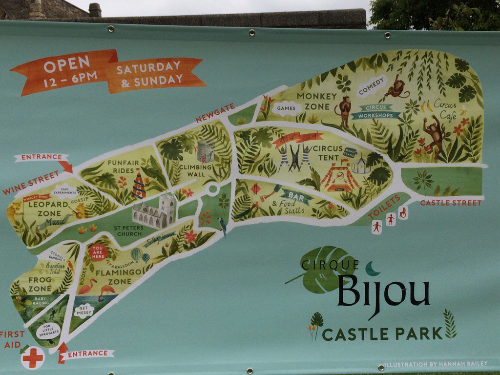 cirquebijou's tweet image. How beautiful is this map telling you where to find everything in Castle Park this weekend @BristolHarbFest :)