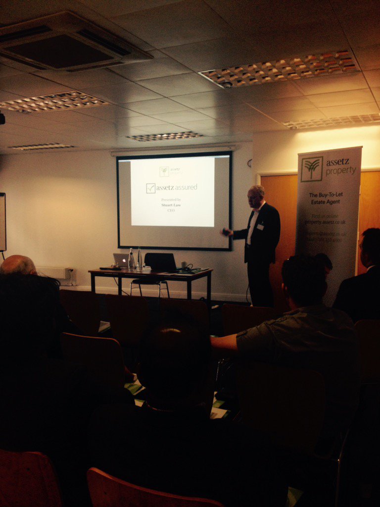 Assetz_Property's tweet image. Our CEO Stuart Law introducing Assetz Assured at out #Birmingham #BuyToLet seminar @AssetzPlc
