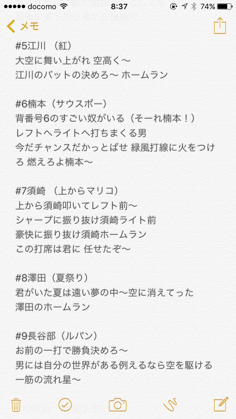 緑風冠硬式野球部 名前の横のカッコは原曲です わからないのがあれば原曲を聞いてください 当日 球場を盛り上げたいので是非覚えてきてください クラブのない人暇な人は応援にきてください 当日には歌詞カードも配布します 緑風生 拡散よろしく 緑風冠硬式野球部 名前の横のカッコは原曲です わからないのがあれば原曲を聞いてください 当日 球場を盛り上げたいので是非覚えてきてください クラブのない人暇な人は応援にきてください 当日には歌詞カードも配布します 緑風生 拡散よろしく