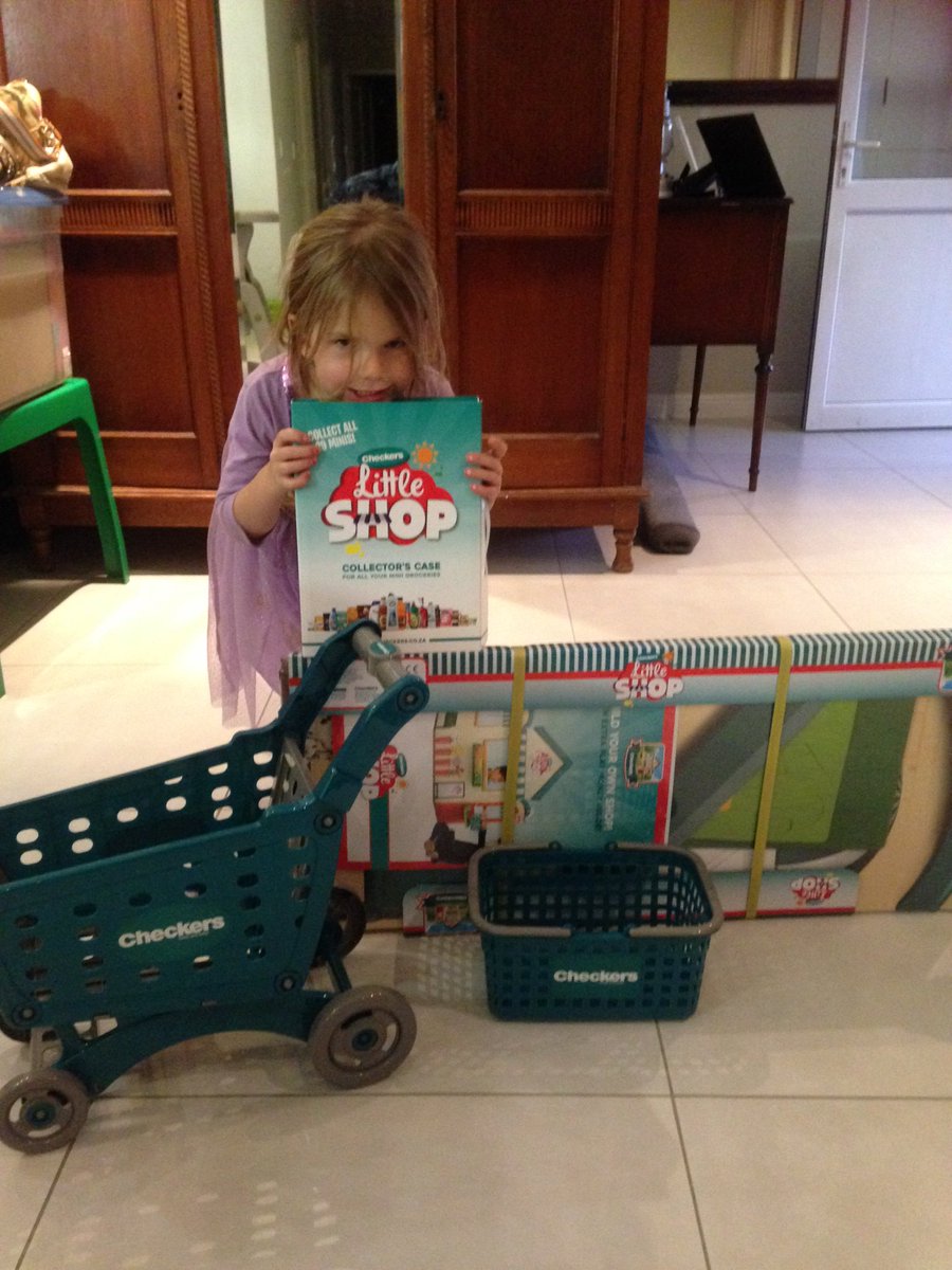 Opening our own #CheckersLittleShop, #littletoys for #bigpeople