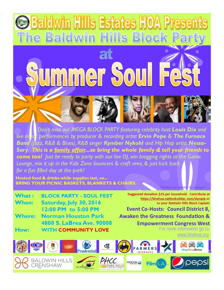 29dons's tweet image. You're invited to Summer Soul Fest.  This is a COMMUNITY EFFORT, so please contribute