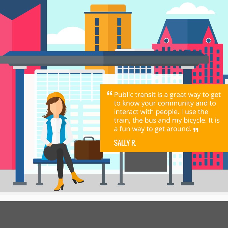 APTA_Transit's tweet photo. Public transit does more than get you from point A to point B; it connects entire communities. #Voices4Transit https://t.co/gAYdqSEhOk