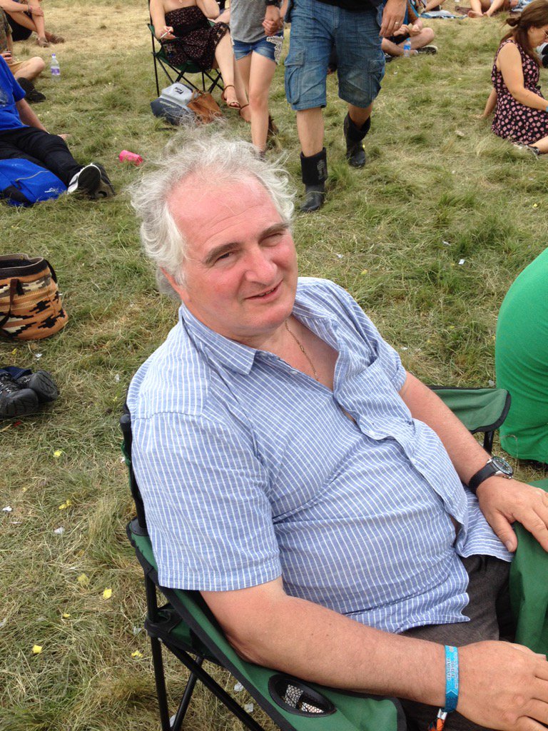 Alan chillin at #latitude16 waiting for Daughter