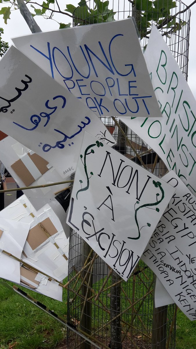 Naayosuwa's tweet image. #Endfgmbristol @FORWARDUK @Empowering4 at exciting match against FGM m.bristolpost.co.uk/young-people-m…