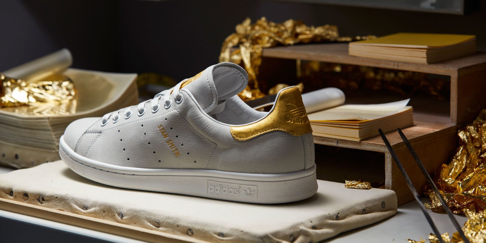 Adidas stan smith gold + FREE SHIPPING