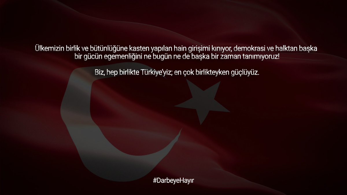 #DarbeyeHayır