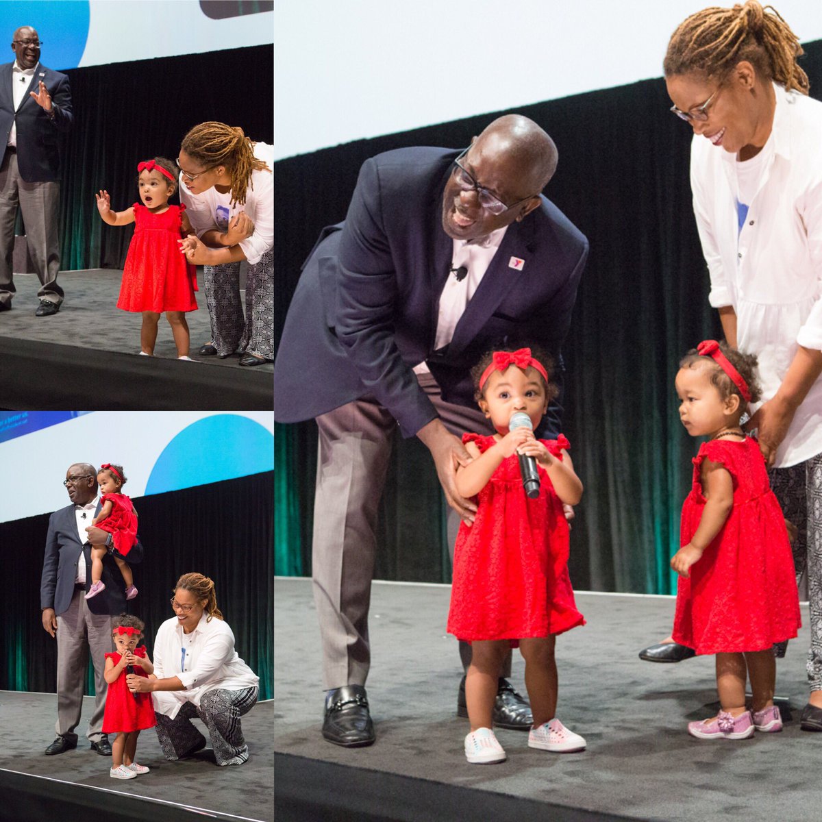 We all saw that mic drop, right? 😂 Friday's show was stolen by #ZoeForPresident twins Sonata &amp; Matisse. #GA2016
