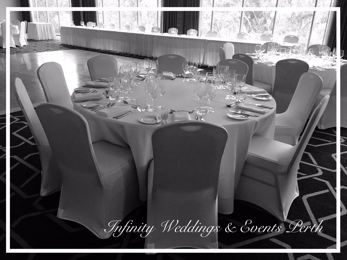 Infinity Weddings On Twitter Simple And Effective Chair Covers
