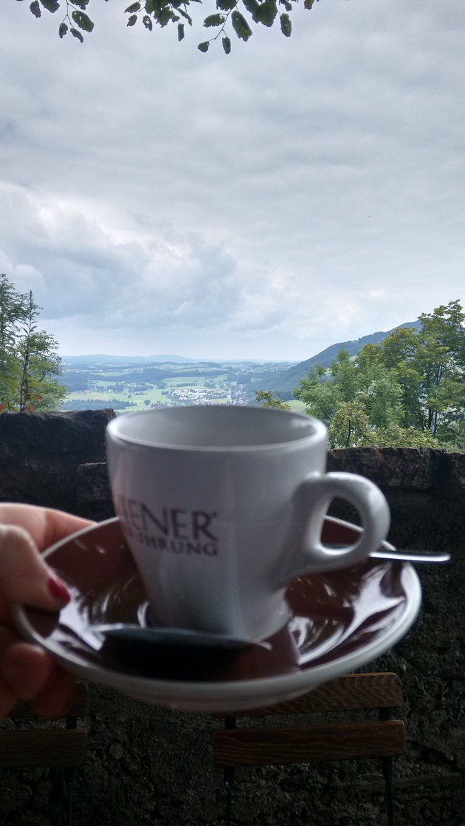 rebekahwegener's tweet photo. #esflc 16 coffee at the top of the mountain, how civilized! https://t.co/8sMvPUilGa