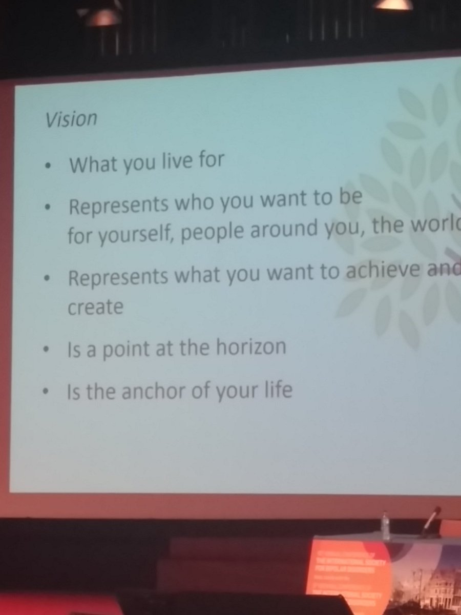 DDepressie's tweet photo. 'How do we survive a day? Start with a vision' Peter Oostelbos #depressie #ISBD2016 https://t.co/Oe9l5xNNLZ