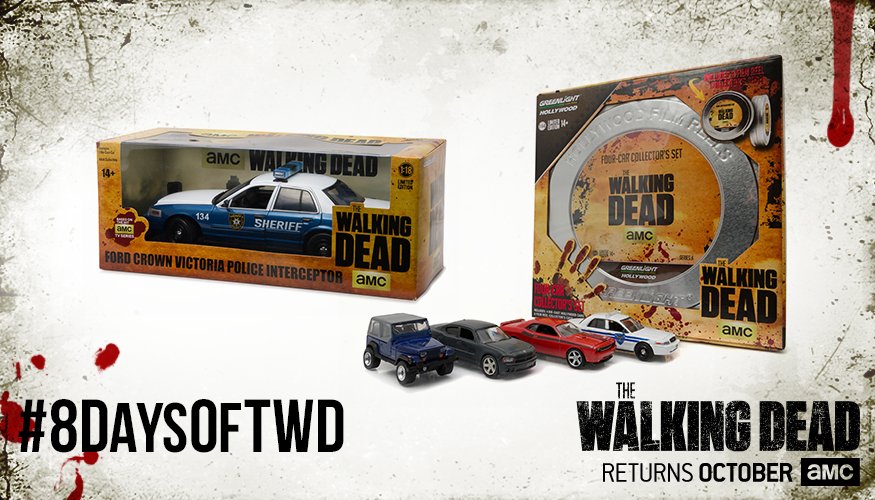 Ready for #TWDSDCC? RETWEET for a chance to win today's #8DaysofTWD <a href="/GLCollectibles/">GreenLight Collectibles</a> prize. #sweepstakes