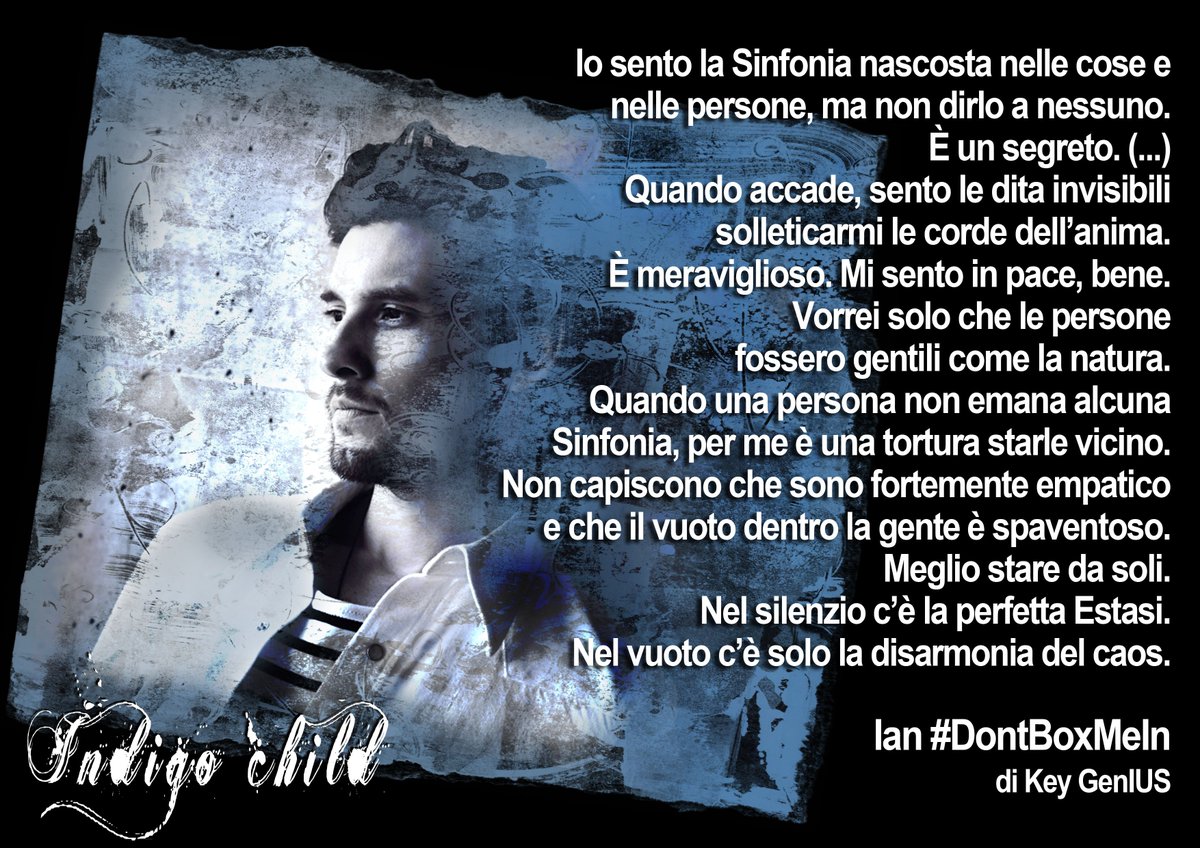 key_genius's tweet image. Ian #DontBoxMeIn quote #Indigochild #hope #peace #love