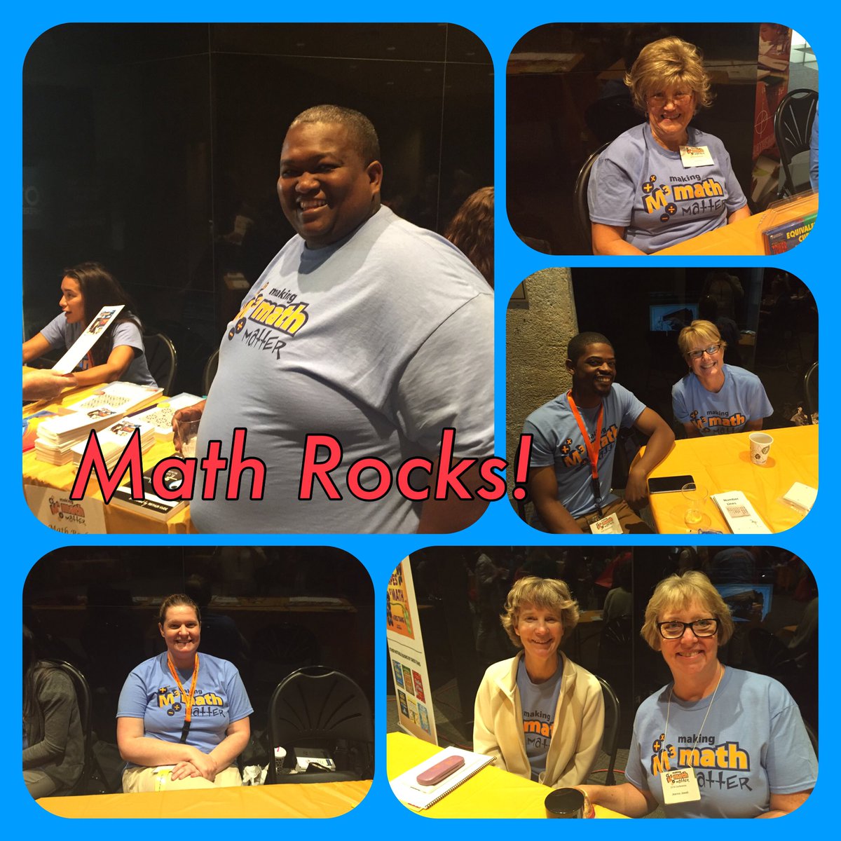 LisaGWalk's tweet image. Awesome @CenterSD Teacher Leaders working/learning at the Making Math Matter Conference! #mathplus2016 #mathmatters