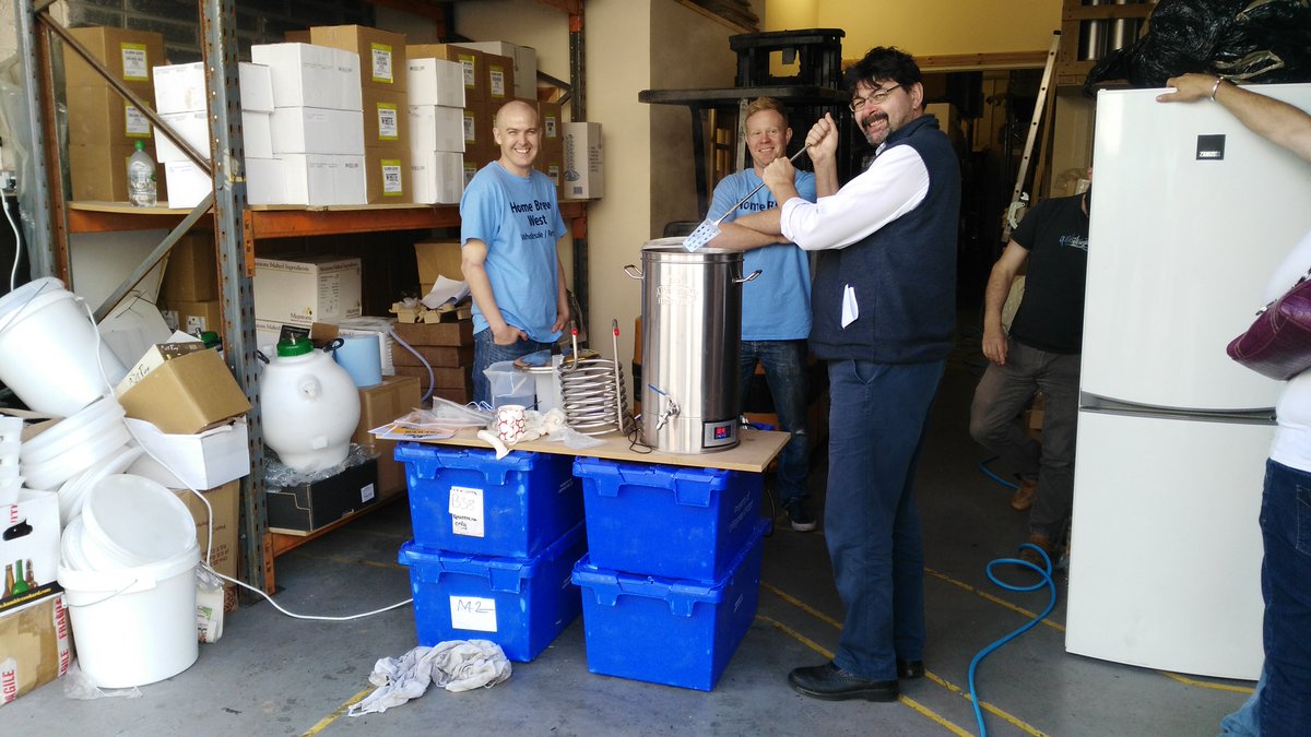 BrewSmarter's tweet photo. Bulldog Brewer launch and demonstration https://t.co/MZOsXyF8J7