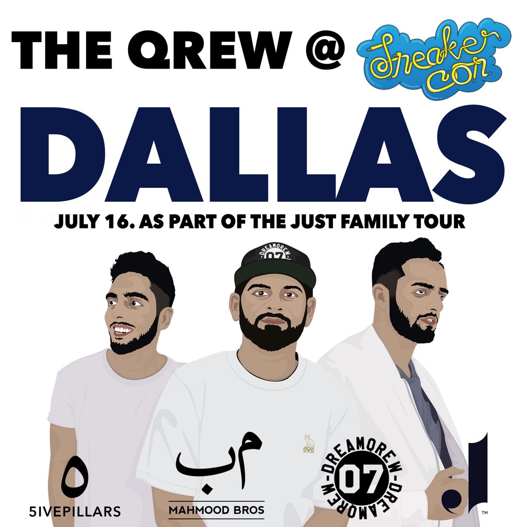 QiasOmar's tweet photo. Meet us at @SneakerCon Dallas today https://t.co/e12vLNkaR5