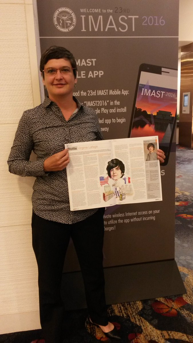 SpinalNewsInt's tweet photo. Catching up with our latest profile, Virginie Lafage at #IMAST2016 https://t.co/BjvWyh8SjL