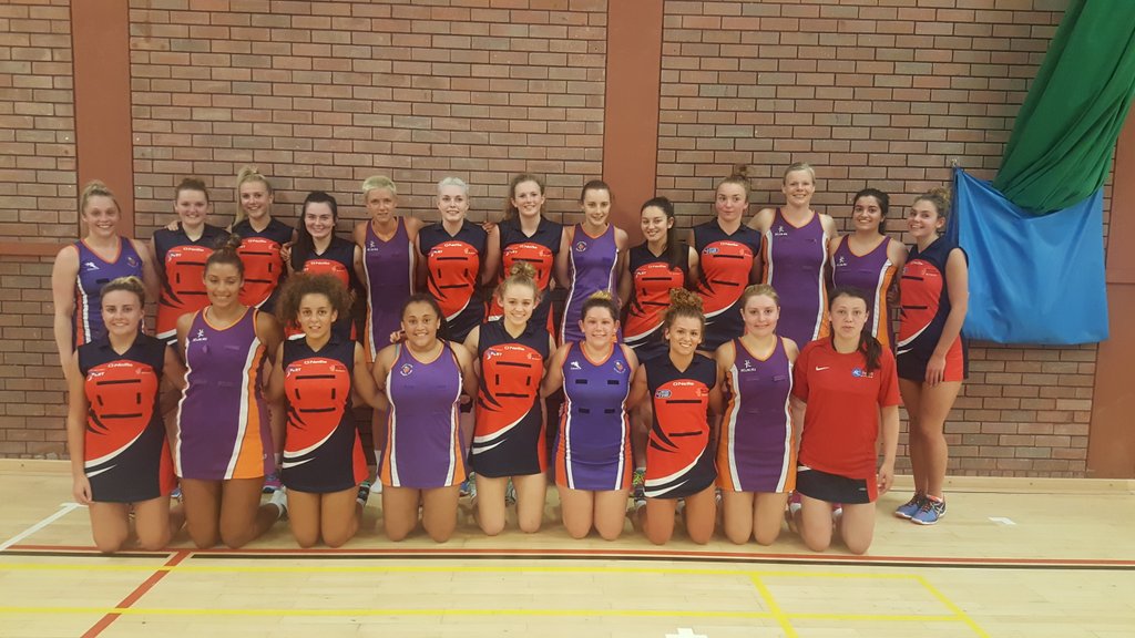 VMeddick's tweet photo. What a lovely game of netball against the british colleges. Well done both sides @LeckwithN  @WelshNetball @libbyyyd https://t.co/Tqmugg3j12
