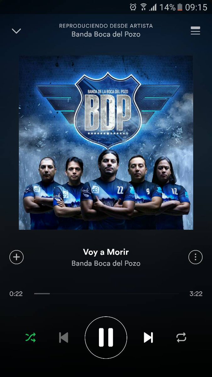 LaBocaDelPozo's tweet image. Grande la @bandaBDPoficial ya esta en spotify somos pioneros en todo al resto solo le queda copiar.