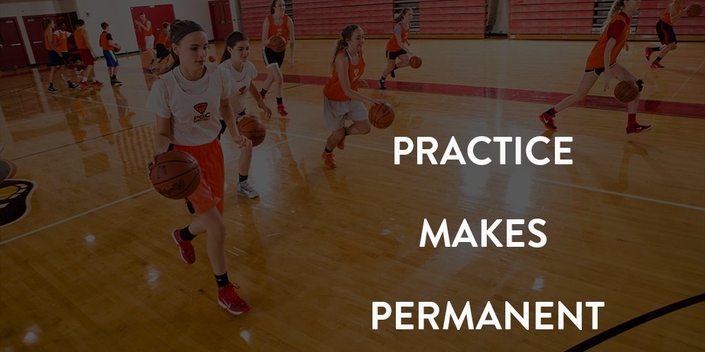 PGCbasketball's tweet photo. Don't practice until you get it right. Practice until you can't get it wrong #SCHAPE2016 https://t.co/FKDlT89EaJ