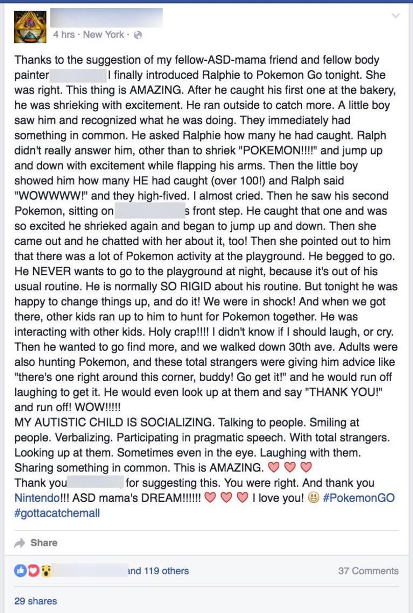 yoyotrav's tweet image. Y'all hating on #PokemonGO, but this game is really changing people's lives: