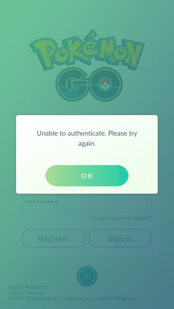 SamooyHarib's tweet photo. Whats wrong #PokemonGO its #unabletoauthenticate? https://t.co/gI2lNKVGVT