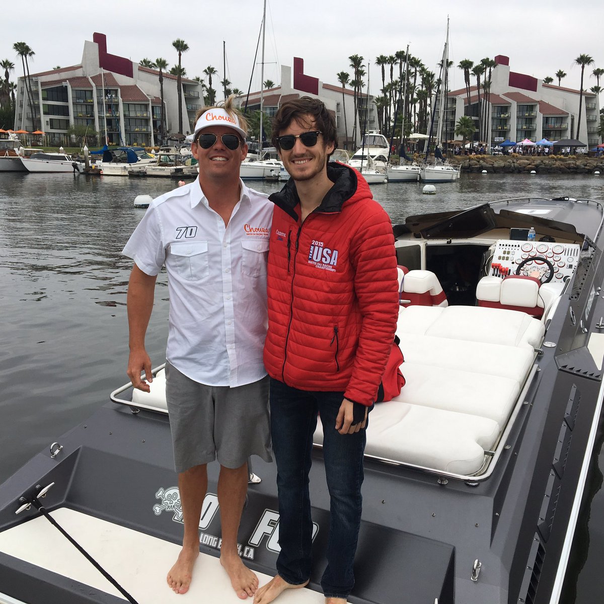 cbt_kelly's tweet photo. Getting ready for the noise! #catalinaskirace @ryanchoura @cbtechinc #gocamerongo https://t.co/QbDVE9TPv1
