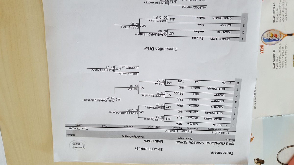 gr_nathalie's tweet photo. Tennis draws #ISFWSC2016 16th gymnasiade Trabzon @lpetrynka @unss @ISFsports @chrisluczak @wolff_gaelle @stan0563 https://t.co/LCZHF9WmiW