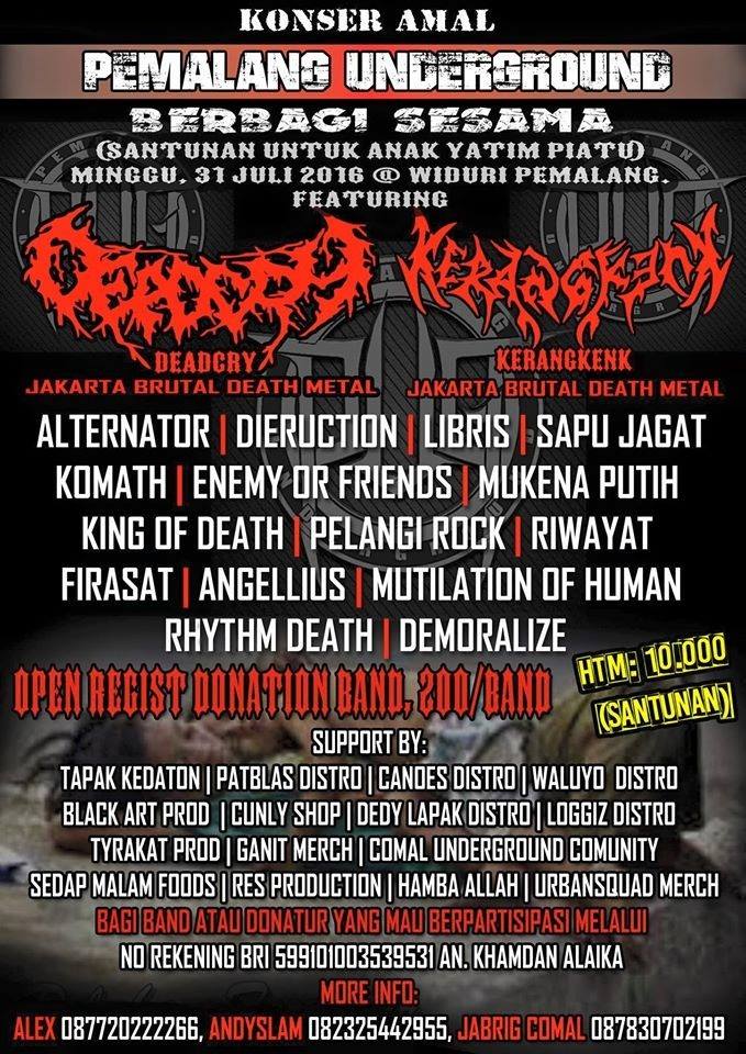 sisihkan sebagian harta kita buat even berbagi sesama