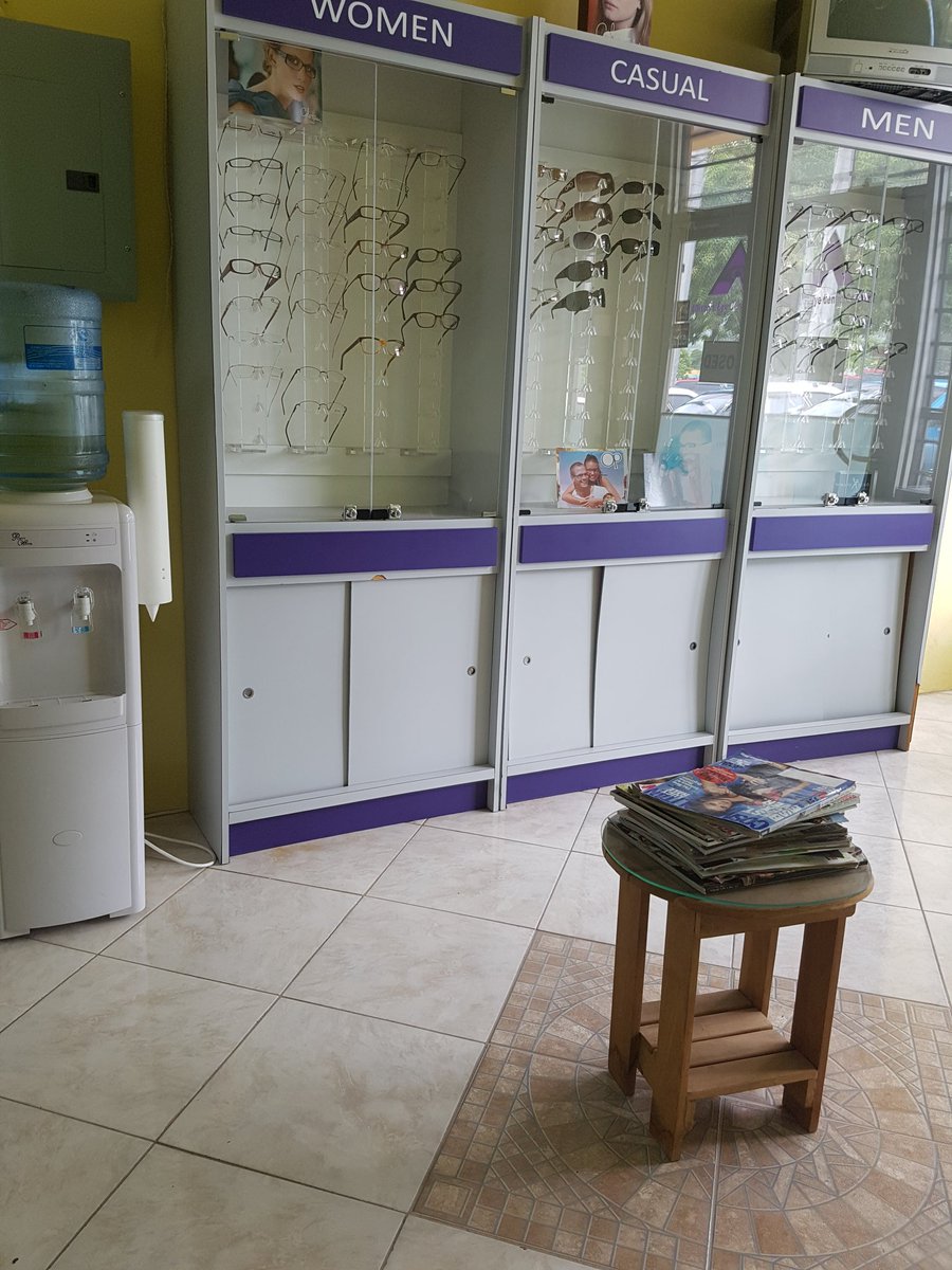 koretta's tweet photo. Eye appointment... #VisionOptical moved right around the corner from me!!! Im NEVER leaving Arima!! 😄💕 @TeamArima 💕 https://t.co/dZIazCnpSG