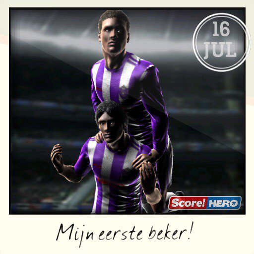 JornaAlain's tweet photo. Mijn eerste beker! #scorehero https://t.co/loKAQMF0z2 https://t.co/bxhKVlpi2S