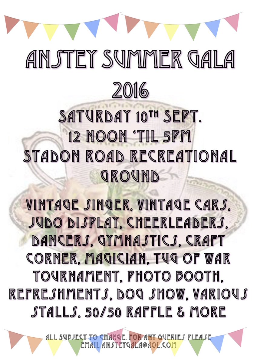 Anstey Gala (@ansteygala) on Twitter photo 