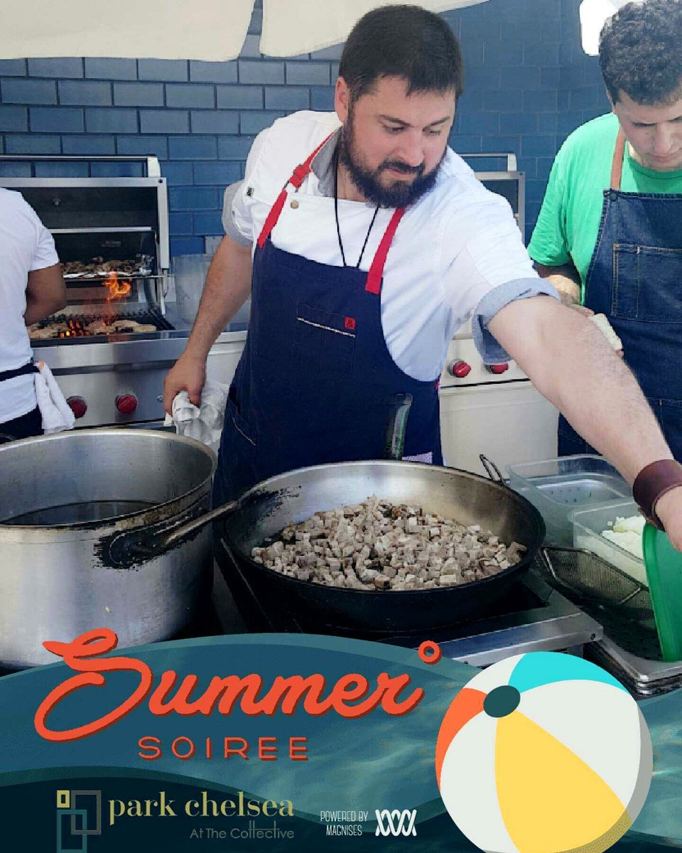 BarrelDC's tweet image. @chefgfleming &amp;amp; staff are at the @ParkChelseaApts' Summer Soiree! Follow our Snapchat story at Barrel_DC #DCSW16