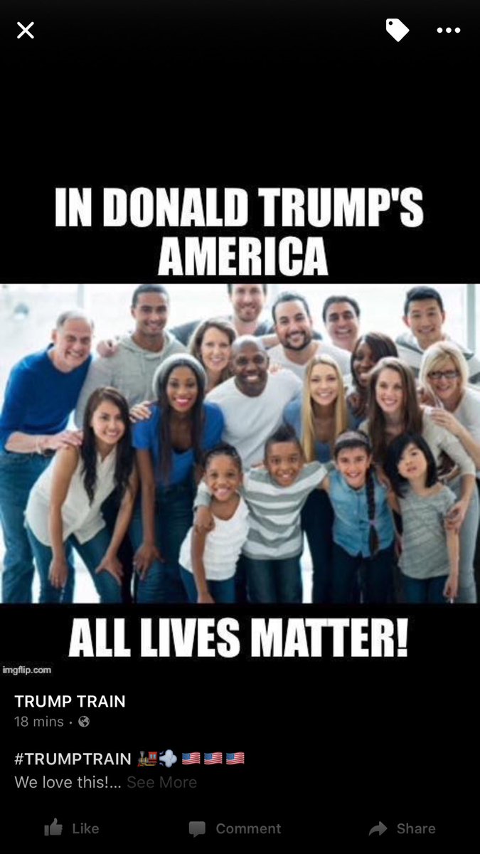 mustangbabe505's tweet photo. In Trump's America #AllLivesMatter #MakeAmericaGreatAndSafeAgain #Trump2016 @realDonaldTrump https://t.co/tg9Ge0CAAc