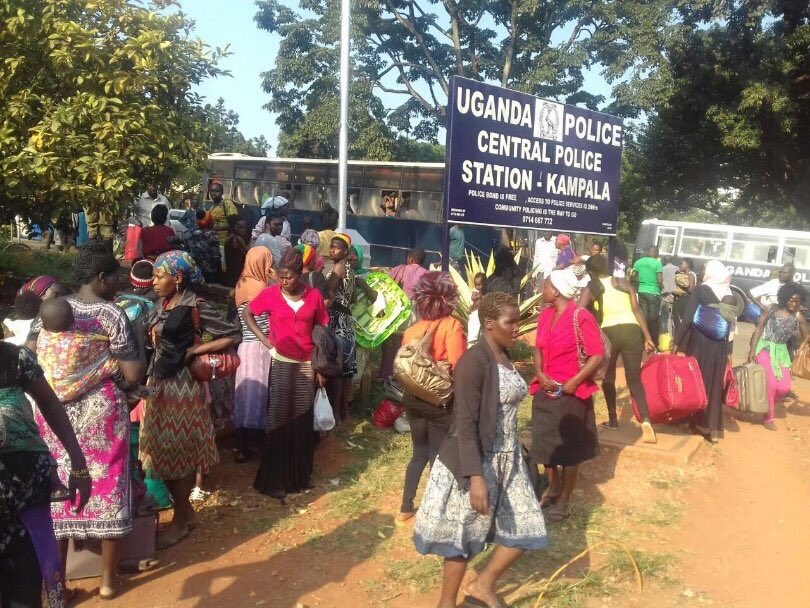 Returnees from S.Sudan at CPS Kampala. We provided logistical support and we are glad that they made it back safe.