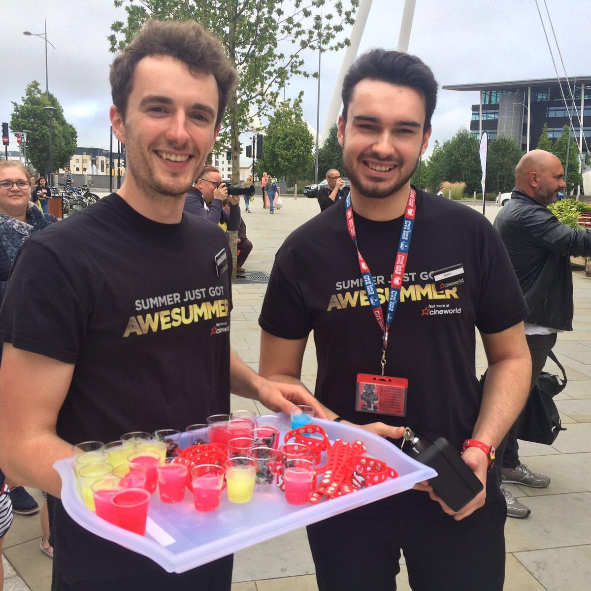 CineworldFriars's tweet photo. There's lots going on at Friars! Head over and get an Awesummer wristband &amp; charm for 50p! @BigSplashFest https://t.co/3ZQAOxgxm7