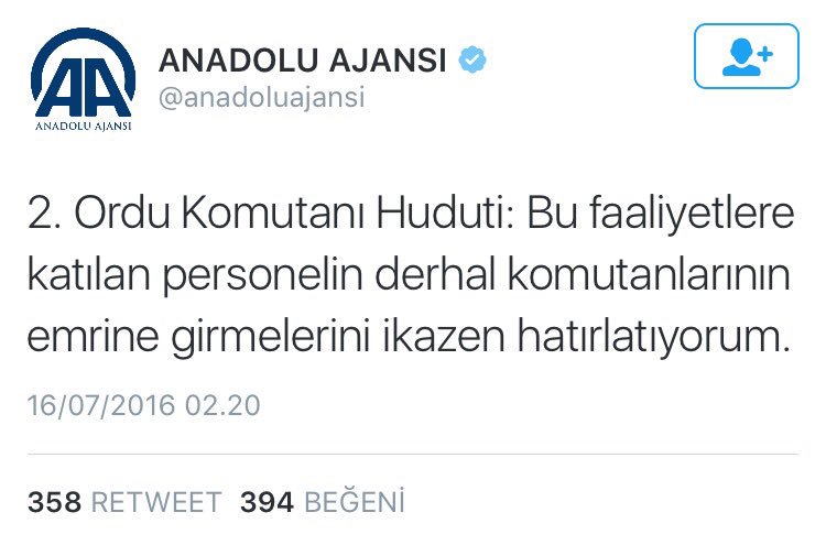 HasanCucuk's tweet photo. Darbeye net şekilde karşı duran 2. Ordu Komutanı Huduti ve 3. Kolordu Komutanı Erdal Öztürk neden gözaltına alındı? https://t.co/QQI7YWDbJi