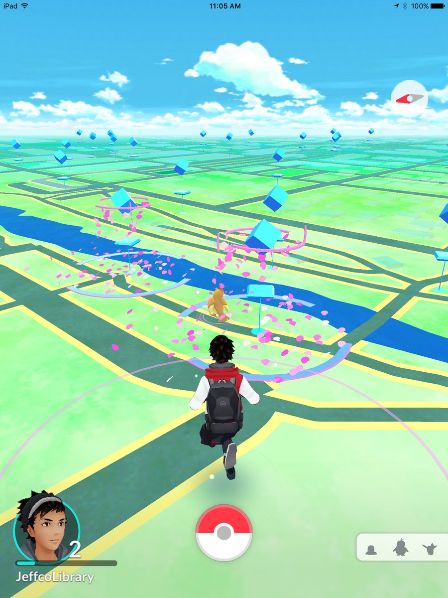 cojeffcolibrary's tweet photo. Lures are up! Come and get 'em! #GoReadPokemonGo #GoldenLibrary https://t.co/rDOY27hBkk