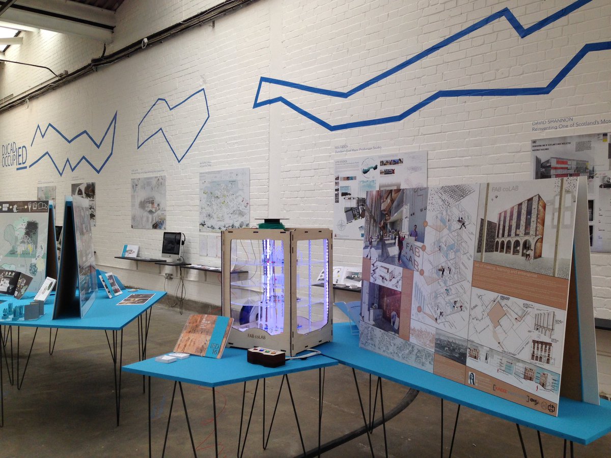 Magdalena__Bell's tweet photo. Thanks to all those who popped in to see our @DJCAD #occupied exhibition @FreeRangeShows in London! https://t.co/OMw1RLf7Uj