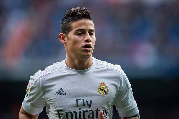 TheTransferSpot's tweet image. West Ham is in the running to sign James Rodriguez from Real Madrid, according to Marca.