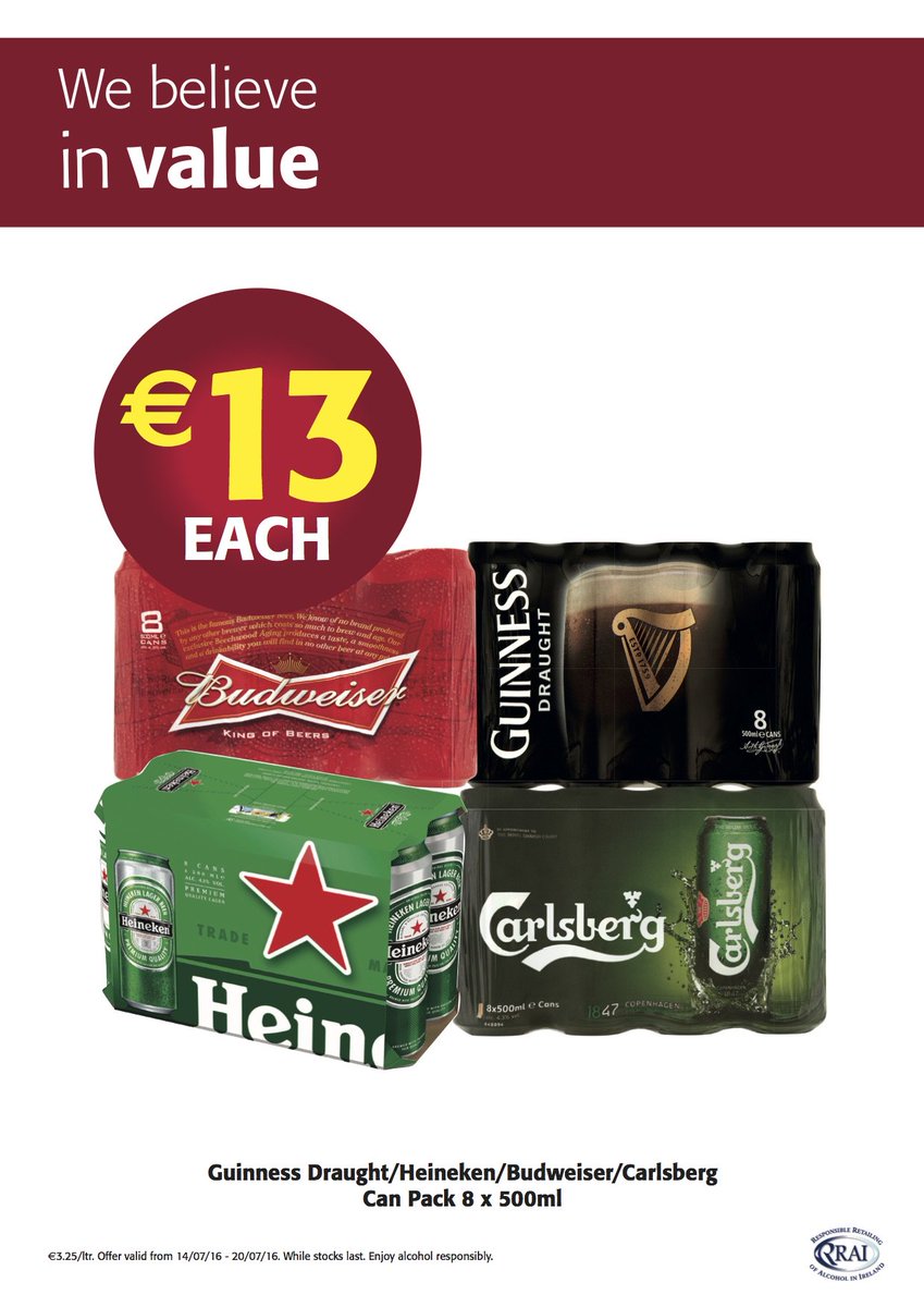 Some cooling offers on beers in store!