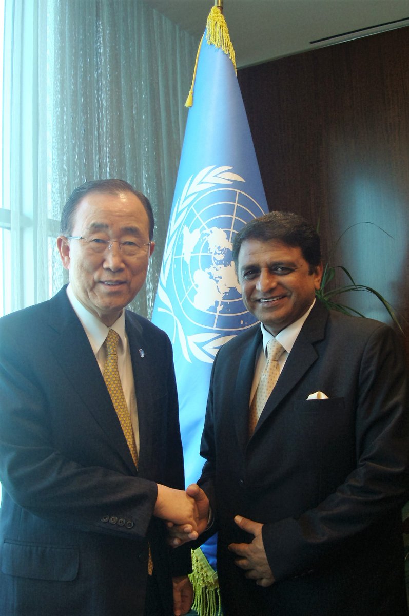 mahadkar's tweet photo. Meeting #Worldleader H.E Mr Ban Ki-moon #SG of the #UN in his Office was not only grt honour but a humbling exp too! https://t.co/O01RKsnAhl