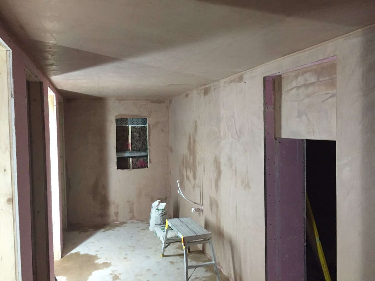 Good progress from the top notch plasterers on our site! <a href="/CRhodesJoinery/">C Rhodes Joinery</a> 
crhodesjoinery.com #shopfit