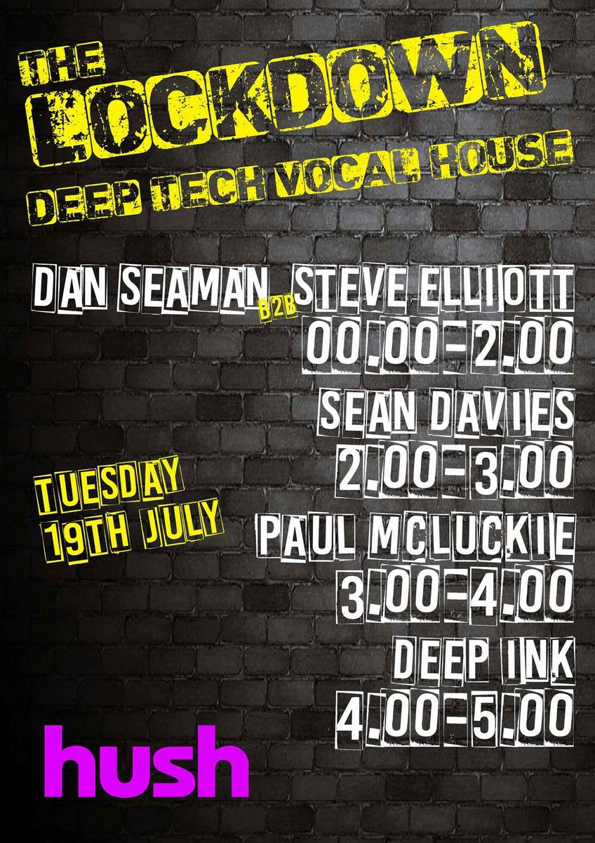 What a lineup <a href="/HushIbiza/">Hush Ibiza</a> on Tuesday !