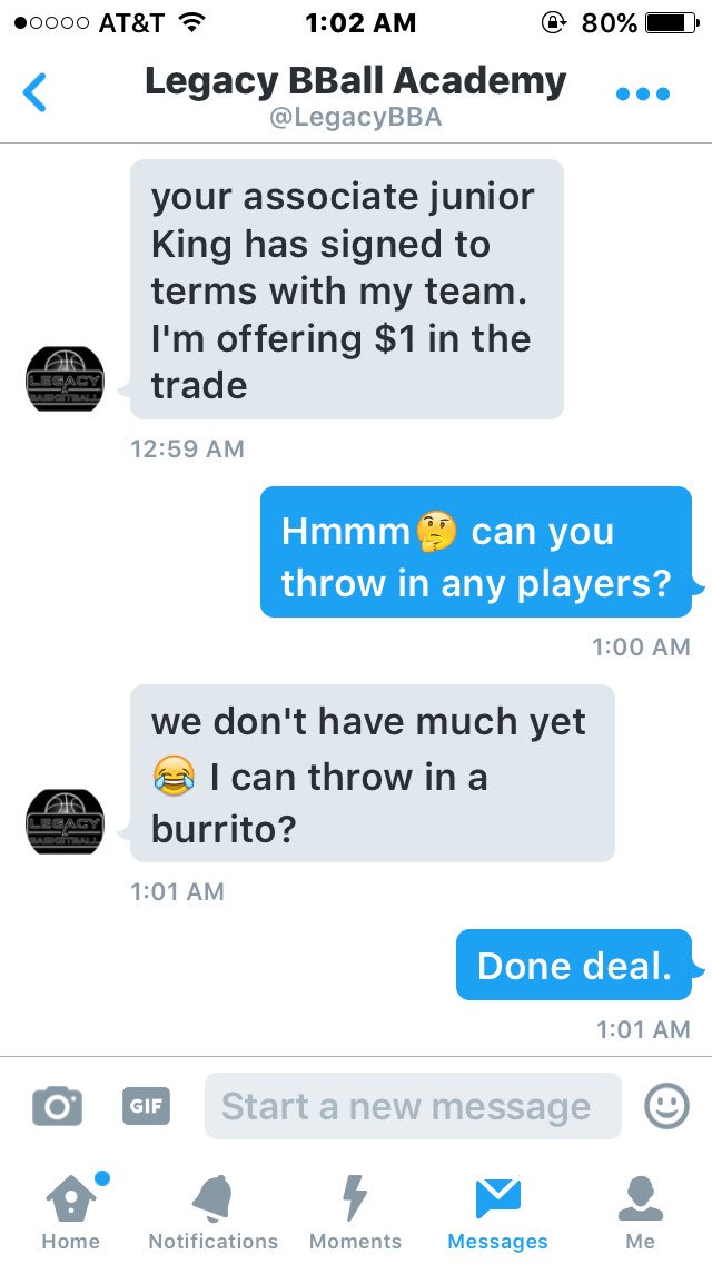 TSPNOFFICIAL's tweet photo. Behind the scenes of the the J. King trade between Legacy BBall &amp; the Speedforce. Greatest trade of all time?🤔 https://t.co/jMNeEoMGCD