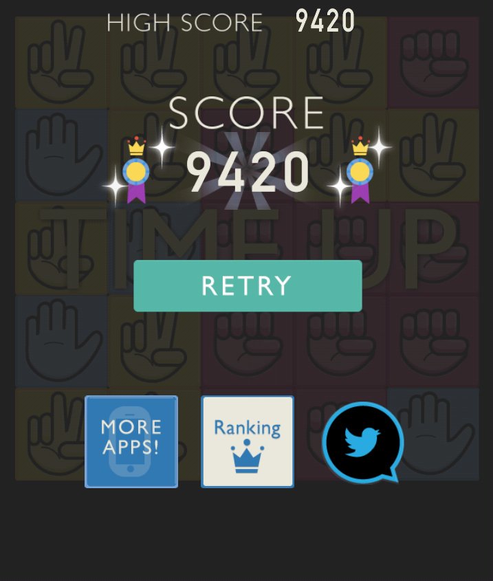 naln_ln's tweet photo. SCORE:9420 HIGHSCORE:9420 TOTALPLAY:311 #GCP25 #RPS25
้ใซ9000ๅฐใๅบใ https://t.co/hsEYLk7b9d