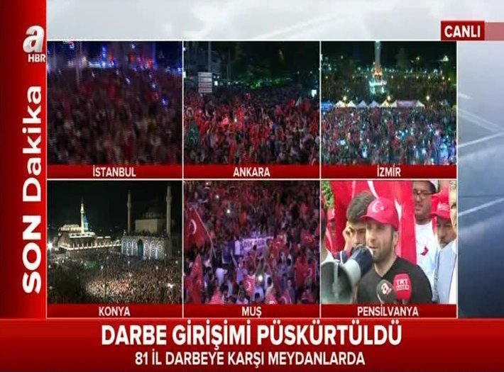 #CANLI 
81 il darbeye karşı meydanlarda ow.ly/JRWq302jspa