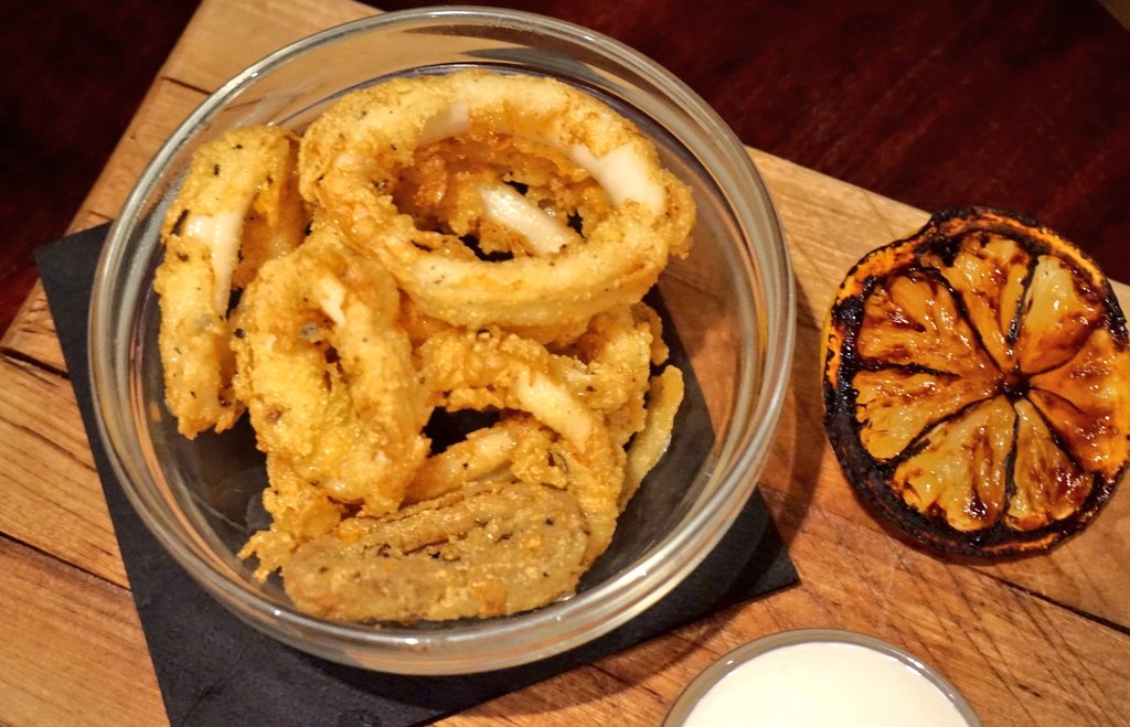 Crispy squid with garlic aioli at <a href="/ReformSocial/">ReformSocial</a> 👊